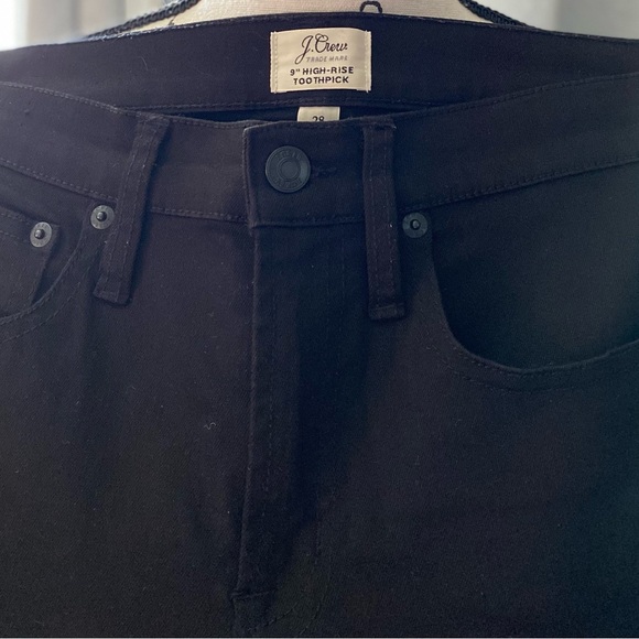 NW J Crew High Rise Black Jeans - Picture 1 of 7